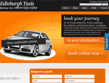 Tablet Screenshot of bumperstaxisedinburgh.cabtransfers.co.uk