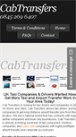 Mobile Screenshot of cabtransfers.co.uk
